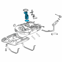 OEM Chevrolet Cruze Fuel Pump Diagram - 13510671