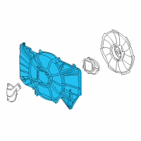 OEM 2017 Honda Accord Shroud Diagram - 19015-5K0-A01