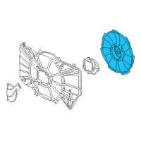 OEM 2017 Honda Accord Fan, Cooling Diagram - 19020-5K0-A01