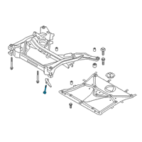 OEM Toyota GR Supra Bracket Bolt Diagram - 90118-WA416