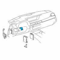 OEM 2018 Lexus GS450h Multiplex Tilt & Telescopic Computer Diagram - 89227-53010