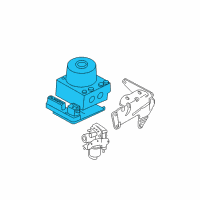 OEM 2001 Ford Escape ABS Control Unit Diagram - YL8Z-2C065-AA