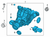 OEM Jeep Grand Cherokee L Axle-Rear Axle Diagram - 68340259AB