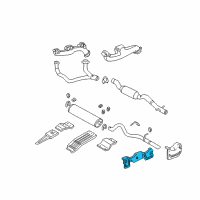 OEM 2003 Dodge Durango Shield-Exhaust Manifold Diagram - 53031043AB