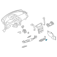 OEM 2012 Nissan Murano Lamp Assy-Makeup Diagram - 26475-CA000