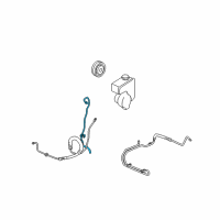 OEM Saturn Relay Pipe Asm-P/S Pump Inlet Diagram - 15893685