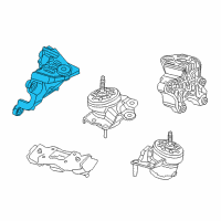 OEM 2022 Jeep Wrangler Engine Mount Diagram - 68271533AC