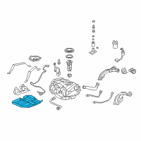 OEM Honda Cover A, Fuel Tank Diagram - 17733-SDC-L02