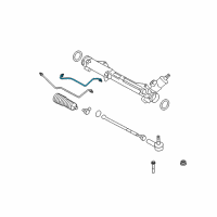 OEM 2005 Ford Mustang Pressure Tube Diagram - 6R3Z-3A717-AA