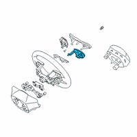OEM 2020 Kia Optima Switch Assembly-STRG LH Diagram - 96710D4530