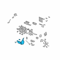 OEM 2010 Acura TSX Core Sub-Assembly, Heater Diagram - 79115-TA5-A01