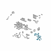 OEM Acura Sub-Cord, Air Conditioner Diagram - 80650-TA0-A20