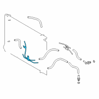 OEM Toyota Cooler Pipe Diagram - 32907-02290