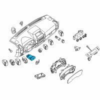 OEM 2004 Nissan Pathfinder Armada Switch Assy-Hazard Diagram - 25290-9FD0A