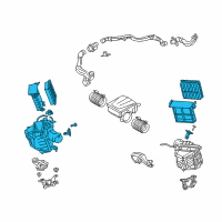 OEM 2021 Lexus LC500 Air Element Cleaner Assembly Diagram - 17700-38250