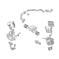 OEM Toyota Mirai Mount Bracket Grommet Diagram - 17769-25010