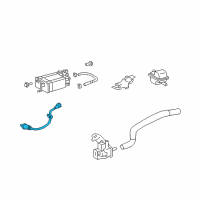 OEM 2011 Toyota Highlander Front Oxygen Sensor Diagram - 89465-0E020