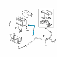 OEM 2015 Chevrolet Malibu Negative Cable Diagram - 22900973