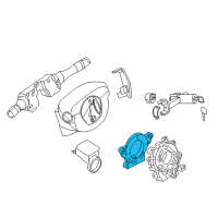 OEM 2015 Nissan GT-R Sensor Assembly-Steering Angle Diagram - 47945-3FY0A