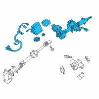 OEM Toyota Column Assembly Diagram - 45250-06600