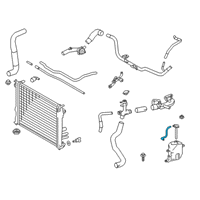 OEM 2021 Lexus ES250 Hose Water By-Pass Diagram - 16283-25032