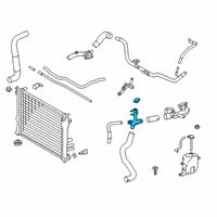 OEM Lexus Filler Sub-Assembly, Wat Diagram - 16502-31030