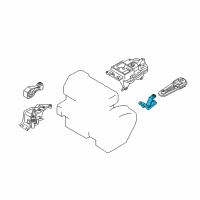 OEM 2012 Nissan Juke Engine Mounting Bracket, Rear Diagram - 11332-1KD0A