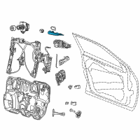 OEM Jeep Handle-Exterior Door Diagram - 1SZ26GW7AG