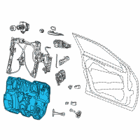 OEM 2014 Dodge Dart Panel-Carrier Plate Diagram - 68170226AA