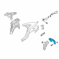OEM 2017 Hyundai Azera Guard-Rear Wheel, LH Diagram - 86825-3V500