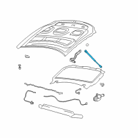 OEM Ford F-150 Heritage Lift Cylinder Diagram - 4L3Z-16C826-AA