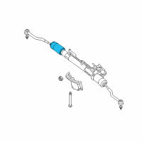 OEM Nissan Boot Kit Power Steering Gear Diagram - D8203-JA00A