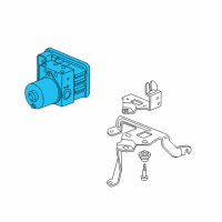 OEM 2004 Honda CR-V Modulator Assembly Diagram - 57110-S9A-E01