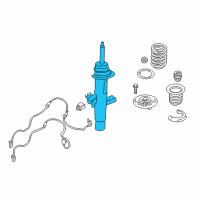 OEM 2016 BMW 328i GT xDrive Front Left Spring Strut Diagram - 37-11-6-870-789