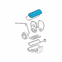 OEM 2005 GMC Yukon XL 2500 Valve Cover Diagram - 12570555