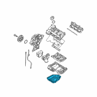 OEM Hyundai Entourage Pan Assembly-Engine Oil, Lower Diagram - 21510-3C150