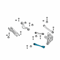 OEM 2021 BMW X5 Trailing Arm With Rubber Bus Diagram - 33-30-6-878-037