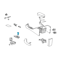 OEM 2013 Toyota Corolla Shift Knob Diagram - 33504-02330-B0