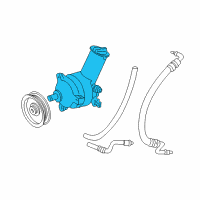 OEM 2001 Ford Ranger Power Steering Pump Diagram - 3L5Z-3A674-AARM