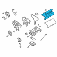 OEM 2009 Nissan Altima Cover Assy-Valve Rocker Diagram - 13264-JA10A