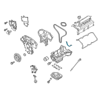 OEM 2014 Nissan Pathfinder Gasket-Oil Pan Diagram - 11121-7Y010