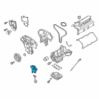 OEM 2018 Nissan Pathfinder Oil Pump Assy Diagram - 15010-6KA0A
