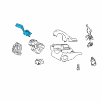 OEM Ford Ranger Signal Switch Diagram - JX7Z-13341-B