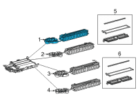 OEM 2022 Lexus NX350h STACK SUB-ASSY, EV S Diagram - G950B-49016