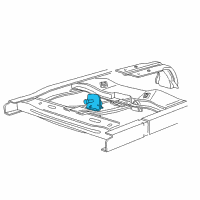 OEM 2001 Mercury Mountaineer Spare Carrier Diagram - F77Z-1A480-AB