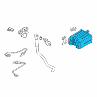 OEM Infiniti CANISTER Assembly EVAPORATION Diagram - 14950-4AM0A