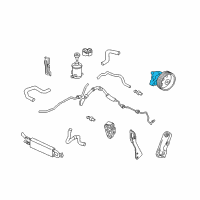 OEM 2007 Honda Ridgeline Pump Sub-Assembly, Power Steering Diagram - 56110-RJE-A02