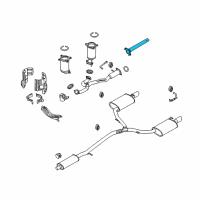 OEM Lincoln Intermed Pipe Diagram - AG1Z-5A212-A