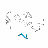 OEM 1999 Hyundai Sonata Arm Assembly-Rear Center Diagram - 55210-38000