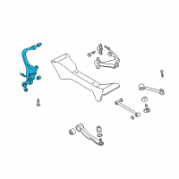 OEM 2004 Hyundai Sonata Carrier Assembly-Rear Axle, LH Diagram - 52710-38700